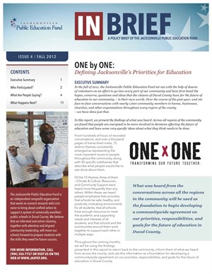 inBRIEF Issue 4: ONE by ONE